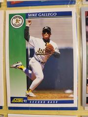 Mike Gallego #43 Baseball Cards 1992 Score Prices