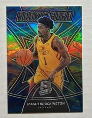 Izaiah Brockington [Marble] Basketball Cards 2022 Panini Chronicles Draft Picks Rookie Aura Prices