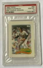 Dennis Eckersley Baseball Cards 1989 Topps Mini League Leaders Prices