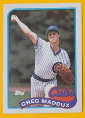 Greg Maddux #240 Baseball Cards 1989 Topps Tiffany Prices