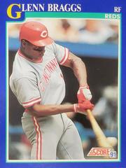 Glenn Braggs #18 Baseball Cards 1991 Score Prices