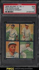 Traynor, Lucas [Thevenow, Wright] Baseball Cards 1935 Goudey 4 in 1 Prices