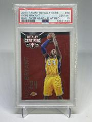 Kobe Bryant [Dribbling Platinum Red] Basketball Cards 2014 Panini Totally Certified Prices