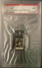 Ty Cobb [No Facsimile Autograph] #14 Baseball Cards 1950 R423 Prices