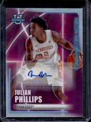 Julian Phillips [Autograph] #NN-12 Basketball Cards 2022 Bowman University Best Neon Neophytes Prices