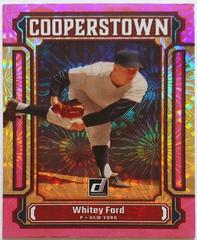 Whitey Ford [Pink Fireworks] #CT10 Baseball Cards 2023 Panini Donruss Cooperstown Prices