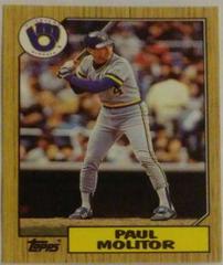 Paul Molitor #741 Baseball Cards 1987 Topps Tiffany Prices