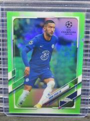 Hakim Ziyech [Neon Green Bubbles] #84 Soccer Cards 2020 Topps Chrome UEFA Champions League Prices