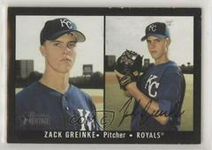 Zack Greinke [Facsimile Signature] #164 Baseball Cards 2003 Bowman Heritage Prices