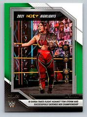Io Shirai [Green] Wrestling Cards 2022 Panini NXT WWE 2021 Highlights Prices