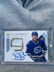 Brock Boeser [Future Watch Autograph Patch] #125 Hockey Cards 2017 SP Authentic Prices