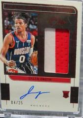 Jalen Green [Red] Basketball Cards 2021 Panini One and One Rookie Jersey Autographs Prices