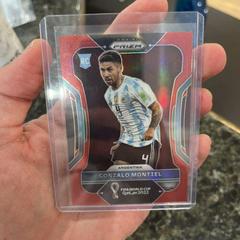 Gonzalo Montiel [Red] Soccer Cards 2022 Panini Prizm World Cup Prices