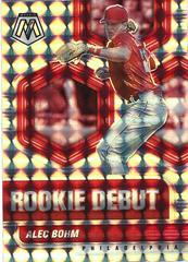 Alec Bohm [Mosaic] #RD20 Baseball Cards 2021 Panini Mosaic Rookie Debut Prices