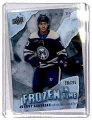 Johnny Gaudreau #FT-JG Hockey Cards 2022 Upper Deck Trilogy Frozen in Time Prices