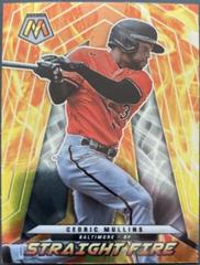 Cedric Mullins Baseball Cards 2022 Panini Mosaic Straight Fire Prices