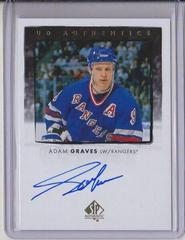 Adam Graves Hockey Cards 2022 SP Authentic UD Autographs Prices
