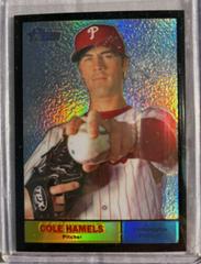 Cole Hamels [Black Refractor] Baseball Cards 2010 Topps Heritage Chrome Prices
