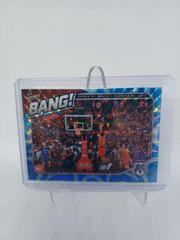 Trae Young [Reactive Blue] Basketball Cards 2020 Panini Mosaic Bang Prices