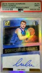 Luka Doncic #LDC Basketball Cards 2018 Panini Donruss Significant Signatures Prices