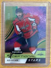 Alex Ovechkin [Green] #ES-AO Hockey Cards 2021 Upper Deck Synergy Exceptional Stars Prices