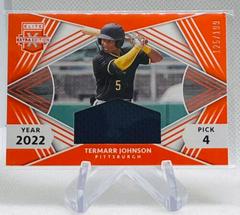 Termarr Johnson [Orange] #FRM-TJ Baseball Cards 2022 Panini Elite Extra Edition First Round Materials Prices