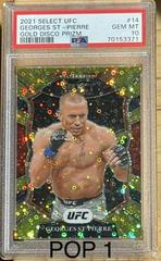 Georges St Pierre [Gold Disco] Ufc Cards 2021 Panini Select UFC Prices