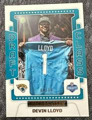 Devin Lloyd [Gold] #DC-19 Football Cards 2022 Panini Rookies & Stars Draft Class Prices