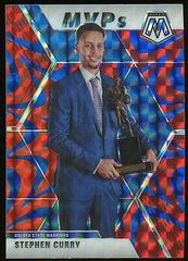 Stephen Curry [Reactive Blue] #299 Basketball Cards 2019 Panini Mosaic Prices