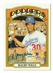 Maury Wills Real One Autographs #ROA-MW Baseball Cards 2021 Topps Heritage Real One Autographs Prices