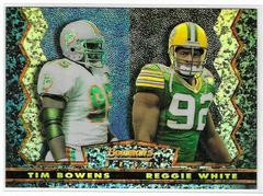 Reggie White, Tim Bowens [Refractor] #21 Football Cards 1994 Stadium Club Bowman's Best Prices