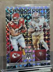 George Kittle, Travis Kelce [Mosaic] #CC-5 Football Cards 2023 Panini Mosaic Carbon Copy Prices