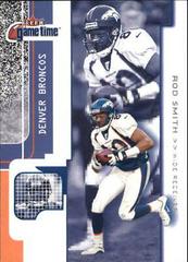 Rod Smith #23 Football Cards 2001 Fleer Game Time Prices