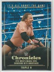 Triple H #HHH-42 Wrestling Cards 2022 Panini Chronicles WWE It's All About the Game Prices