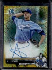 A.J. Puckett [Chrome Gold Shimmer] #CPA-APU Baseball Cards 2017 Bowman Prospect Autographs Prices