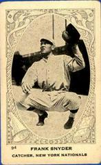 Frank Snyder #94 Baseball Cards 1922 Neilson's Chocolate Type I Prices