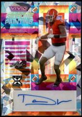 Darnell Washington #SP-DW1 Football Cards 2023 Leaf Vivid Autographs Sideline Painting Prices