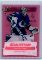Thatcher Demko [Pink] #HL-5 Hockey Cards 2022 Upper Deck Highlighters Prices