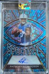 Anthony Richardson [Blue Neon] #1 Football Cards 2023 Panini Spectra Spectral Signature Prices