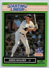 Greg Walker Baseball Cards 1989 Kenner Starting Lineup Prices