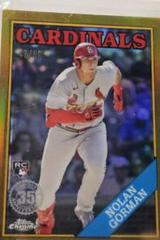 Nolan Gorman [Gold] #88BC-18 Baseball Cards 2023 Topps Chrome 1988 Prices