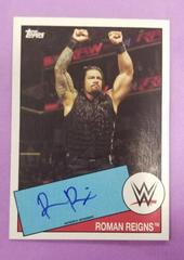 Roman Reigns Wrestling Cards 2015 Topps Heritage WWE Autographs Prices