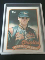 Gregg Olson #89T Baseball Cards 1989 Topps Traded Prices