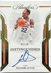 Deandre Ayton [Gold] #18 Basketball Cards 2022 Panini Flawless Distinguished Auto Prices