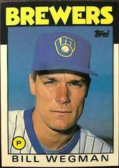 Bill Wegman #123T Baseball Cards 1986 Topps Traded Tiffany Prices