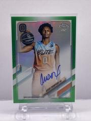 Ausar Thompson [Green] #CA-AUT2 Basketball Cards 2022 Topps Chrome OTE Overtime Elite Autographs Prices