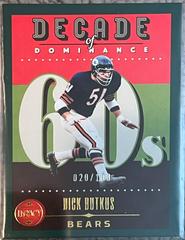 Dick Butkus [Green] #DOD-4 Football Cards 2023 Panini Legacy Decade of Dominance Prices