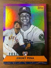 Jeremy Pena [Purple] #FF-25 Baseball Cards 2022 Topps Fresh Faces Prices