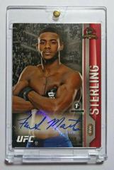 Aljamain Sterling [Red] Ufc Cards 2015 Topps UFC Champions Autographs Prices