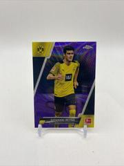 Giovanni Reyna [Purple Wave] Soccer Cards 2021 Topps Chrome Bundesliga Prices